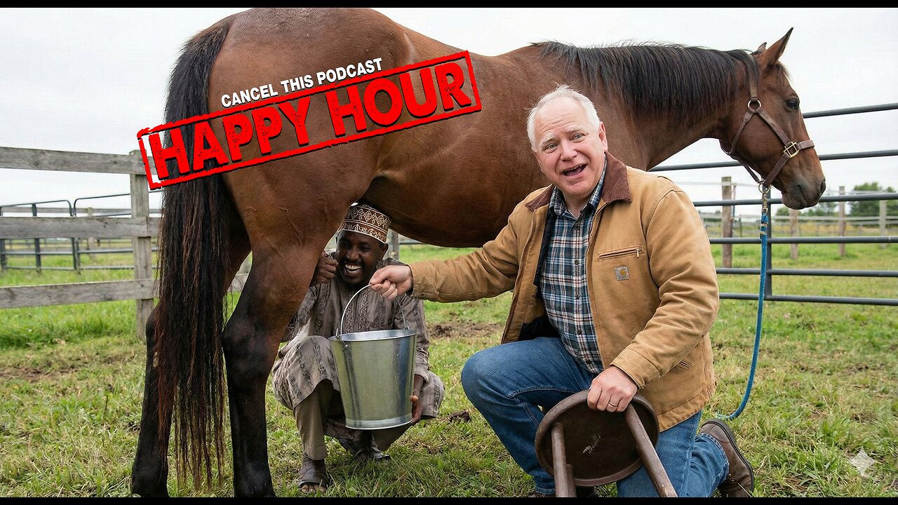 TIM WALZ LOVES HORSE CUM - CTP HAPPY HOUR