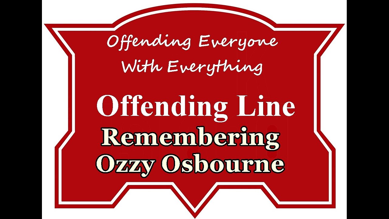 Remembering Ozzy Oscourne