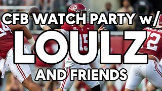 CFB WATCH PARTY | EASY DAY FOR BAMA | DIRTY COUCH STREAM