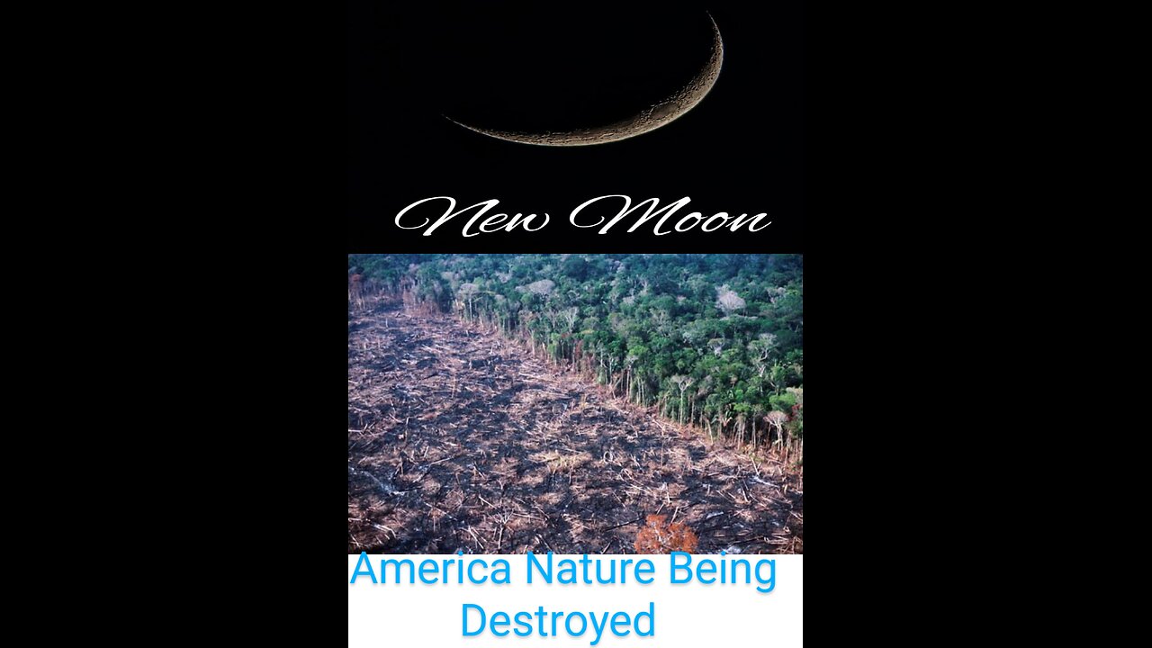 New Moon: America Nature Being Destroyed