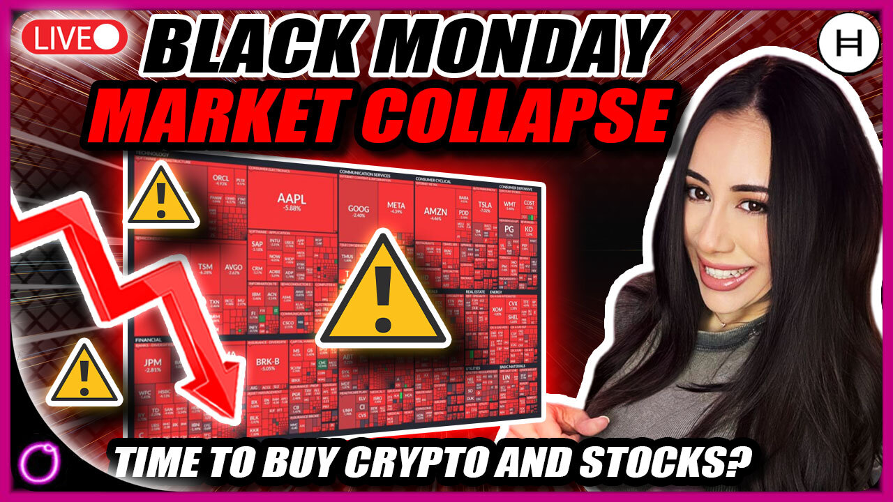 URGENT: BLACK MONDAY MARKET COLLAPSE! (Time To Buy Crypto and Stocks?)