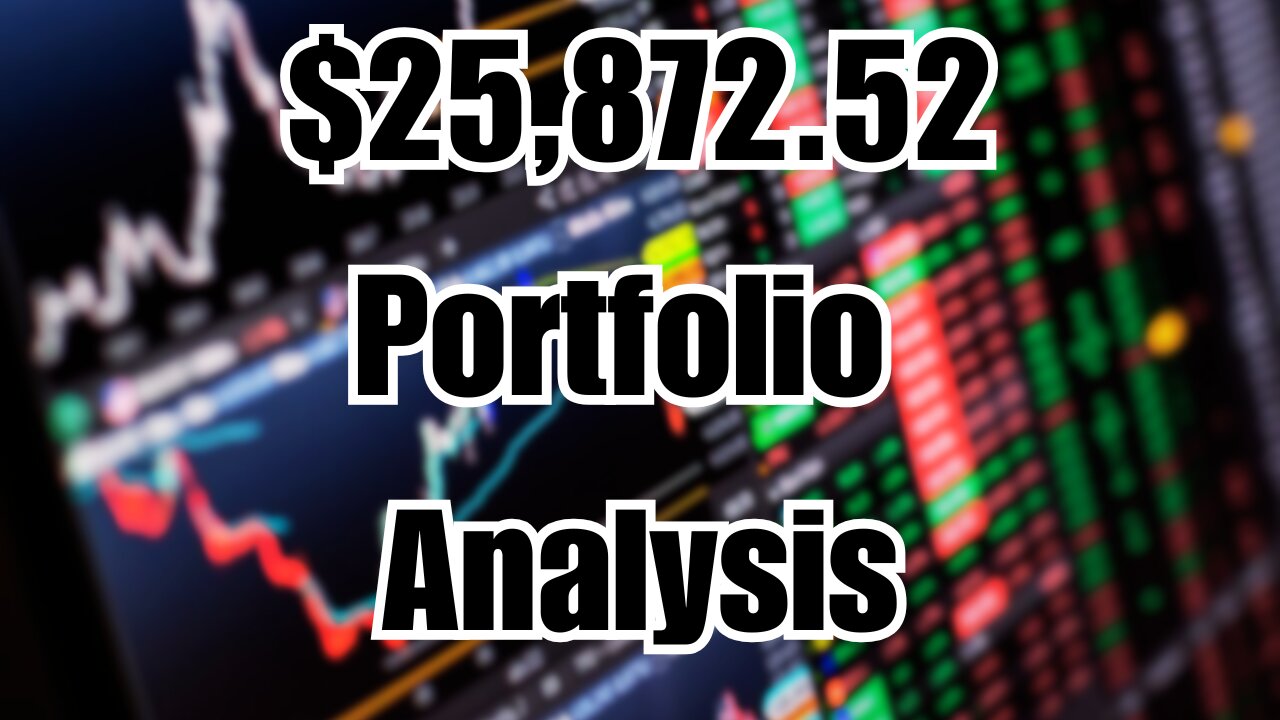$25,872.52 Stock Portfolio Update