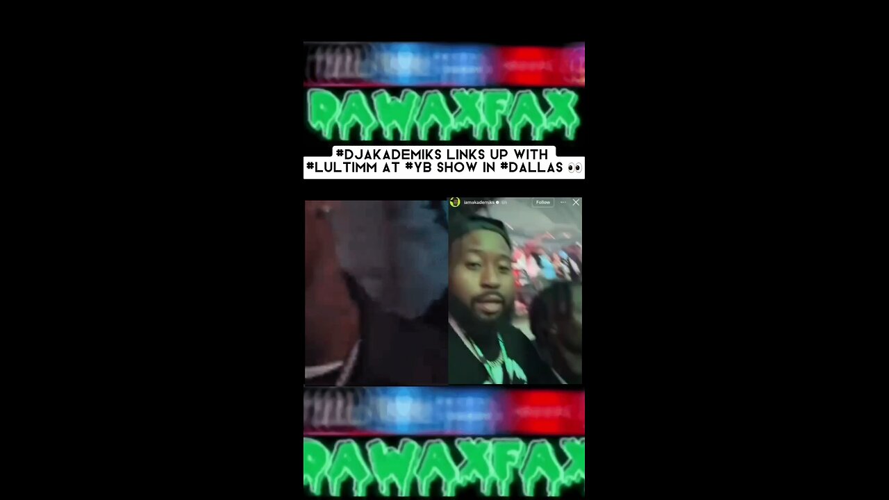 #DJAkademiks links up with #LulTimm at #YB show in #Dallas 👀