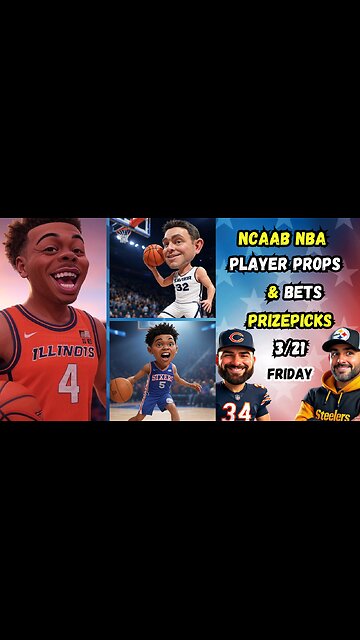 BEST College Basketball Picks Today | NCAAB PROPS | FRIDAY 3/21