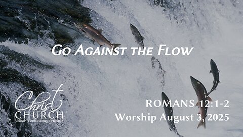 Go Against the Flow | Romans 12:1-2 | Rev. David Boxerman