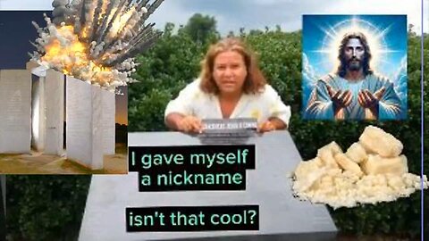 Crackhead Jesus blew up his own guidestones.. just an fyi #victorhugo #jim #fetzer #dustin #nemos