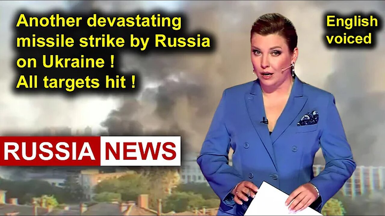 Another devastating missile strike by Russia on Ukraine! All targets hit!