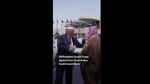 View "Trump's Heads out from Saudi Arabia 🇸🇦"