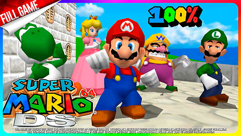 Super Mario 64 DS (Nintendo DS - US) Longplay (100%) [High Internal Resolution]