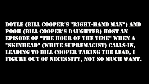 One of My Favorites! "Hour of the Time" or HOTT by Bill Cooper