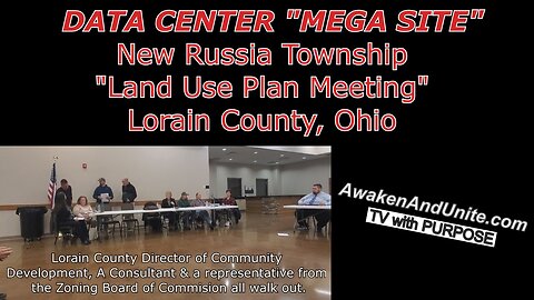 DATA CENTER "MEGA SITE" ~ New Russia Township "Land Use Plan Meeting" Lorain County, Ohio