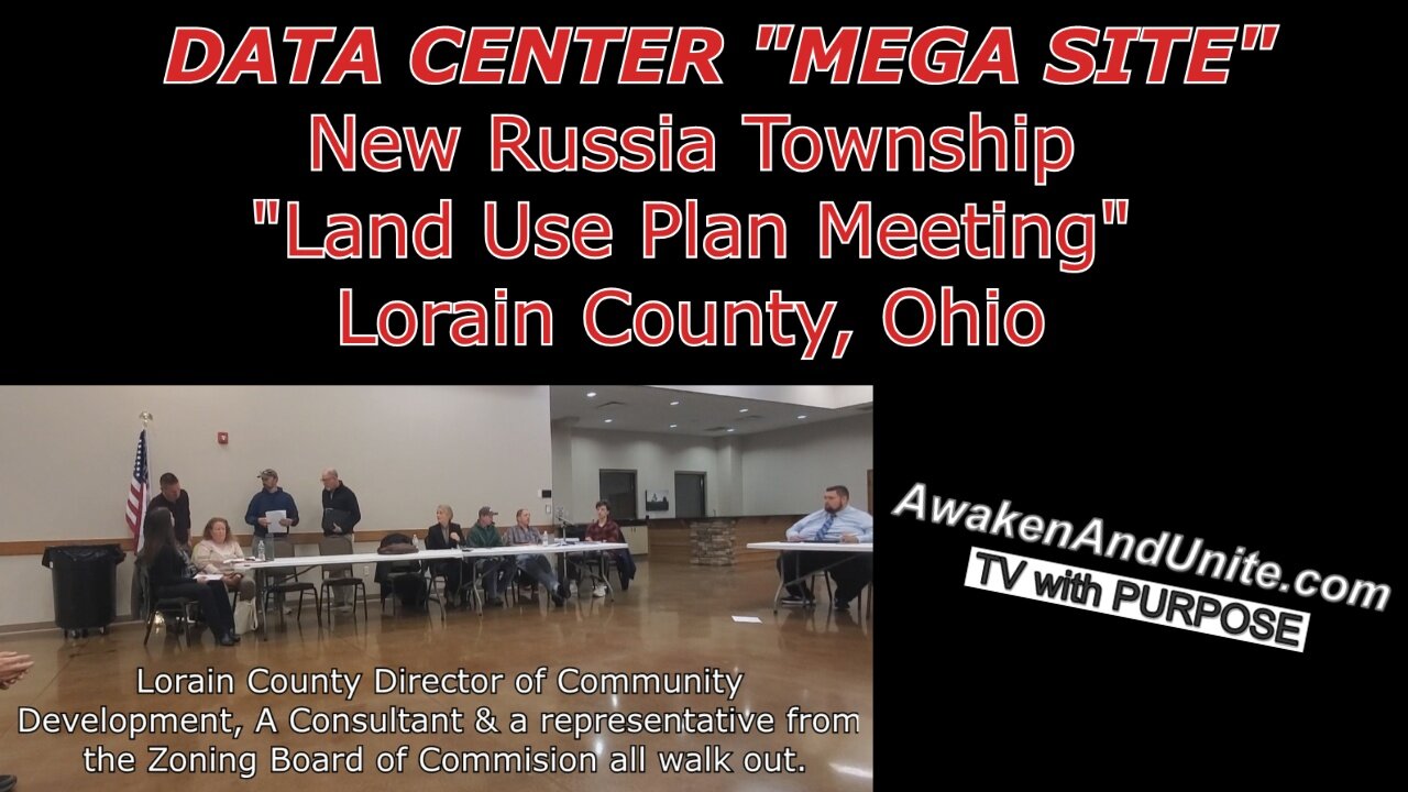 DATA CENTER "MEGA SITE" ~ New Russia Township "Land Use Plan Meeting" Lorain County, Ohio