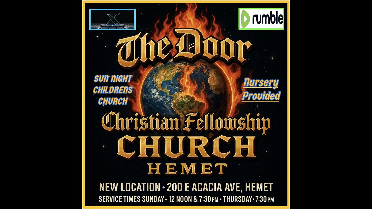 The Door Christian Fellowship Hemet 12 Noon Service Sunday