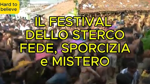 INDIA: FESTA DELLO STERCO DI VACCA... "NELLA CACCA FINO AL COLLO" !