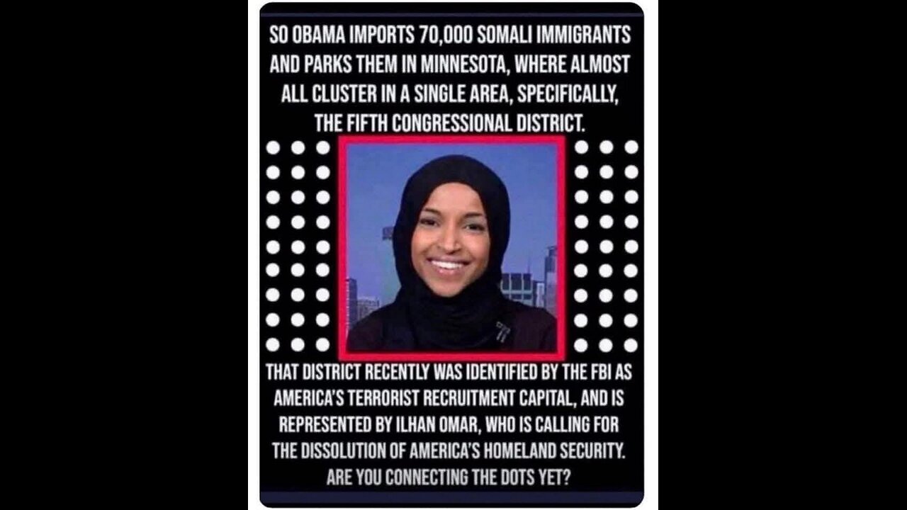 Foreign born degenerate Ilhan Omar...