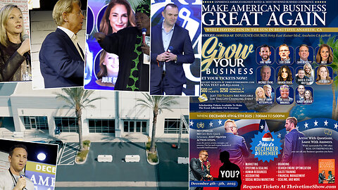 Clay Clark | The Messy Middle of Entrepreneurship + The Details That Bridge from YOUR Goals & the Achievement YOUR Goals from December 4-5 2025 ThrivetimeShow.com Business Conference (Featuring 7 Success Stories)