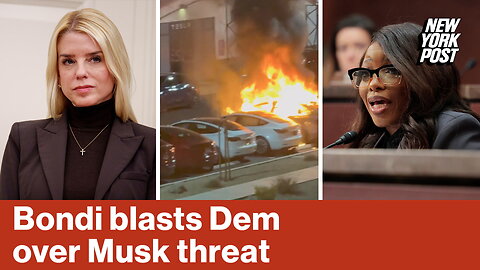 Bondi blasts Dem over Musk threat | Reporter Replay