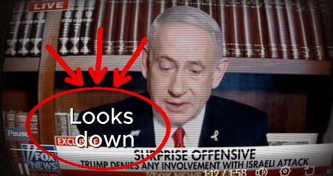 Benjamin Netanyahu Body Language tells on Trump Foreknowledge of Israel attacking Iran