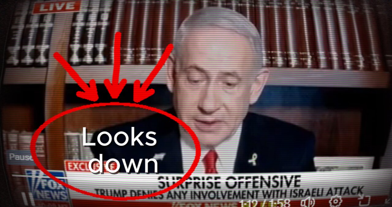Benjamin Netanyahu Body Language tells on Trump Foreknowledge of Israel attacking Iran