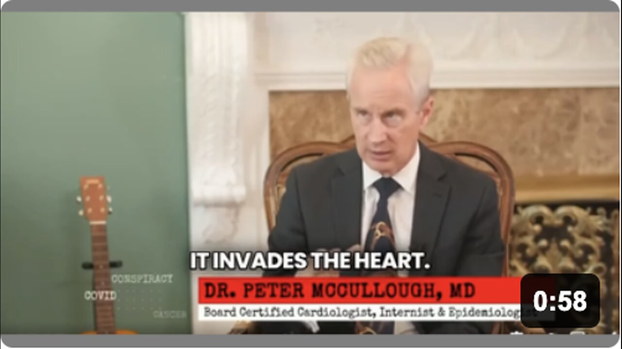 Dr. McCullough on the COVID Jab, I have never seen something so injurious to the human body.