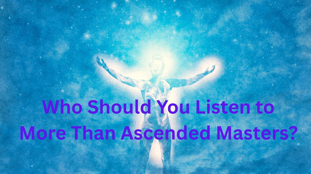 Who Should You Listen to More Than Ascended Masters? ∞Thymus: By Daniel Scranton