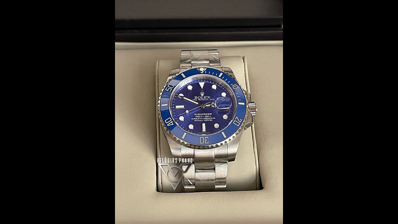 Rolex Submariner Azul – O Clássico Atemporal com Toque de Elegância