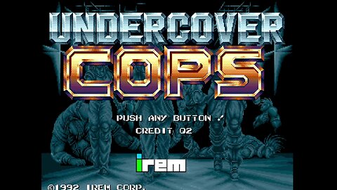 Undercover Cops - Full Playthrough - ARCADE 1992