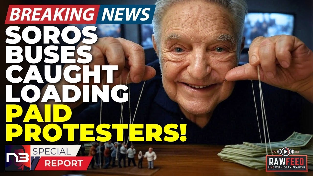 🚨 BREAKING: SAME "Protesters" Spotted at Multiple Events – Soros Buses Caught on Tape!
