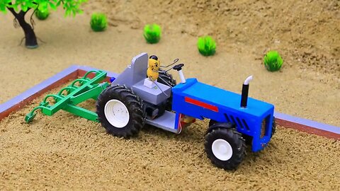 Diy_tractor_making_bulldozer_repair_train_railway___How_rescue_tractors_stuck_on_thorny_roads