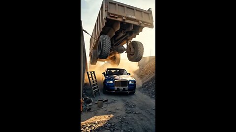 This Rolls-Royce Is About to Be CRUSHED!#creatorsearchinsights #carcrashed #car #fyp #p72car #foryou