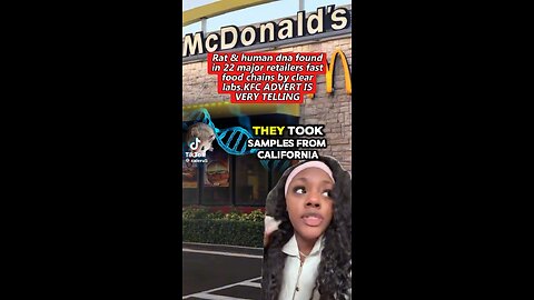 Human meat found in vegetarian burgers and regular hamburgers at McDonald’s