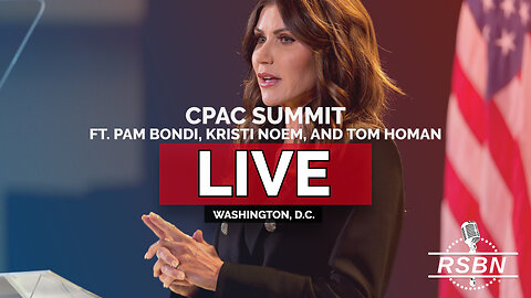 LIVE: CPAC Summit Against Human Trafficking Ft. Pam Bondi, Kristi Noem, and Tom Homan - 7/23/25