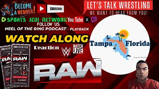 WRESTLING WWE MONDAY NIGHT RAW Let's Watch ALONG