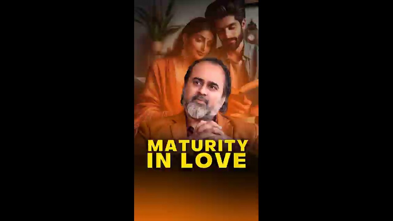 Maturity in Love....♥️♥️♥️