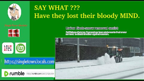 Union finds snow removal sexist, Come again ?