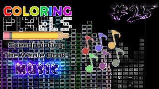 Coloring Pixels - Speedpainting The Whole Book! #25 (Music)