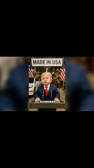 President Baby Trump says “Buy American or You’re Fired”