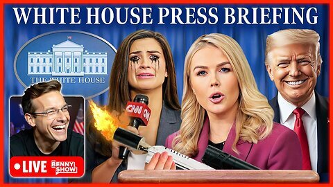 🚨 White House Press Briefing LIVE Right Now- Karoline Leavitt vs. Fake News as Fauci in PANIC