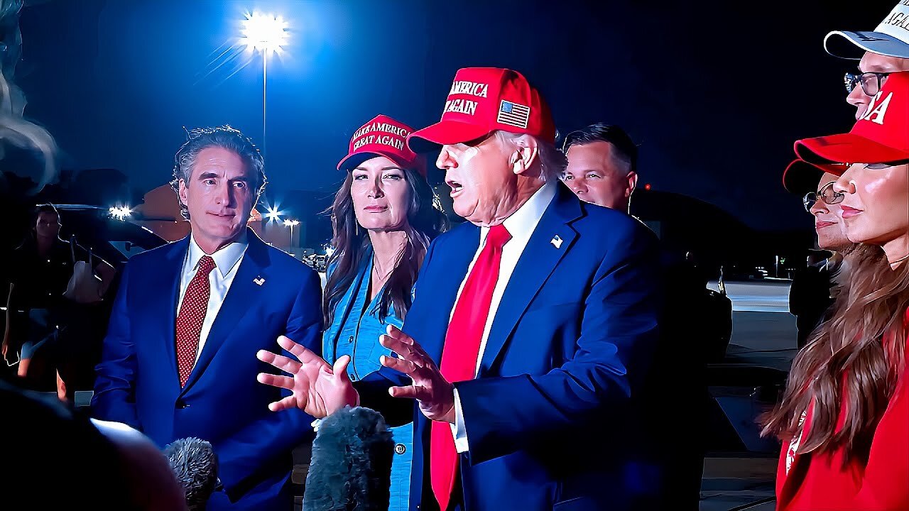 President Trump's SURPRISE Press Conference at Joint Base Andrews!