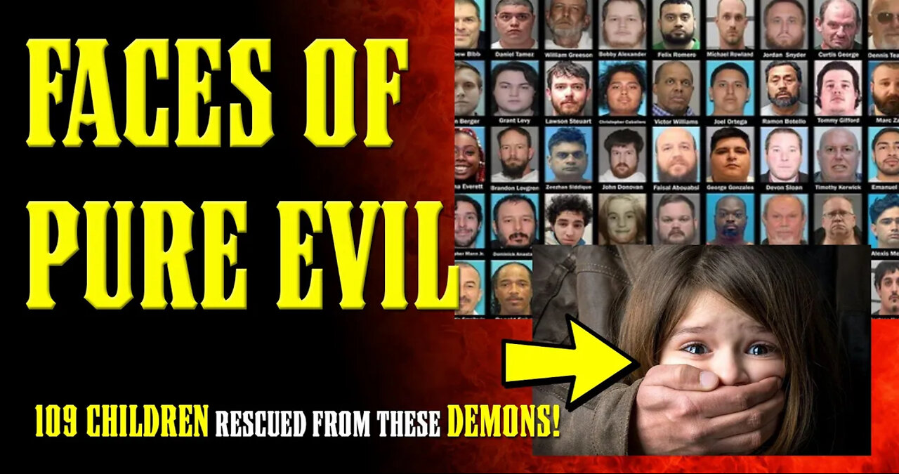 FBI RAIDS MASSIVE TRAFFICKING RING—109 KIDS SAVED, PURE EVIL EXPOSED!