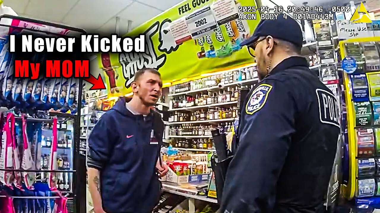 he didn't come in for 16 hours, so he hit his mother.