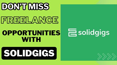 SolidGigs: The Freelance Secret Weapon Nobody Talks About #solidgigs