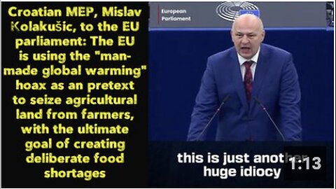 "EU Exploits 'Man-Made Global Warming' Hoax to Claim Agricultural Land"