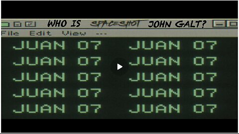 SPACESHOT W/ JUAN O'SAVIN. TRIBUNALS, 2020 IT'S NOT OVER YET. GLOBAL ELECTIONS++.WHO IS John Galt?
