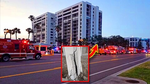 Dangerous Column Cracks Force Hundreds to Flee Beach Condos