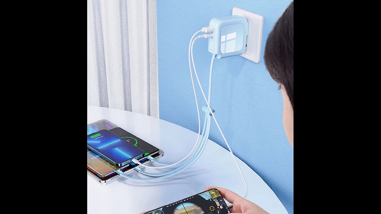 Multifunctional Telescopic All-In-One Travel Charger