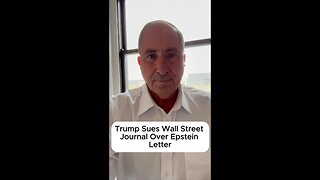 Trump Sues Wall Street Journal Over Epstein Letter