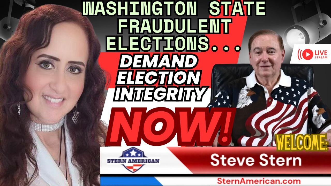 Washington State FRAUDULENT ELECTIONS - Faces Reckoning. Interview: Steve Stern