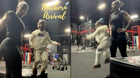 Alvin Kamara & Te'a Cooper's Daughter Stori Shows Off Her Athletic Skills! 🏋🏾‍♀️