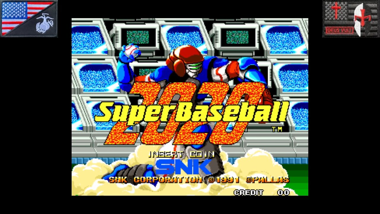 2020年・スーパー・ベースボール (Arcade - Attract Mode) [JP Version of "Super Baseball 2020"]